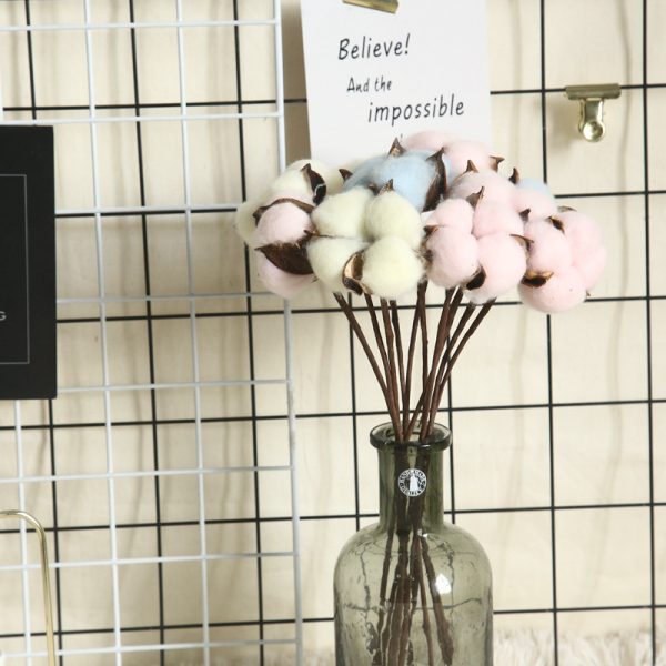 Artificial Plants Colored Cotton Bundle 3